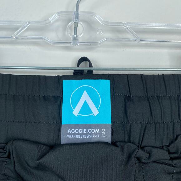 AGOGIE Wearable Resistance Leggings +20 Weighted Black Size Medium Workout - Picture 4 of 8